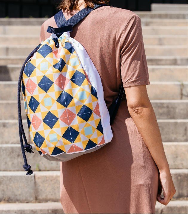 Rajoles Muntaner - Eco Recycled Backpack - Multicolor