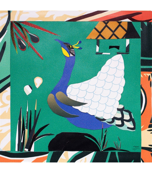 Peacock Handkerchief