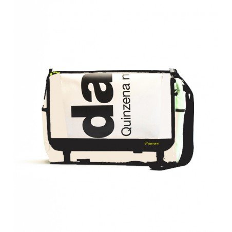 Eco Bolso Brompton Grande Reciclado para Manillar S/M/H/P - Blanco - Diagonal Mar