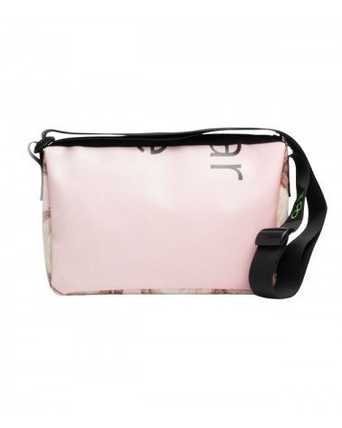 Sarrià S - Recycled Messenger Bag - Pink