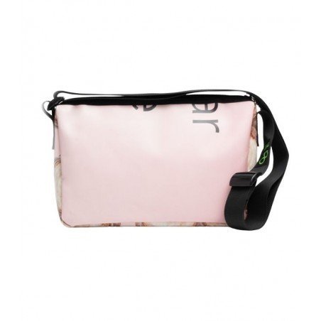 Sarrià S - Recycled Messenger Bag - Pink