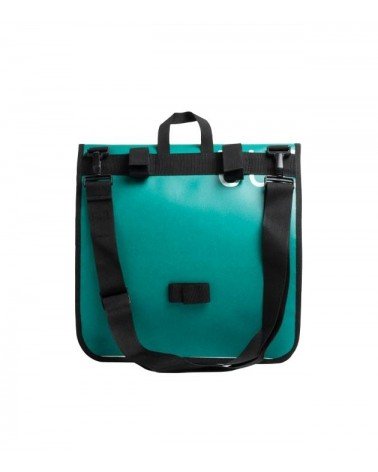 Turo M Bici - Recycled Bag - For Rear Bicycle Rack or Handlebar - Turquoise