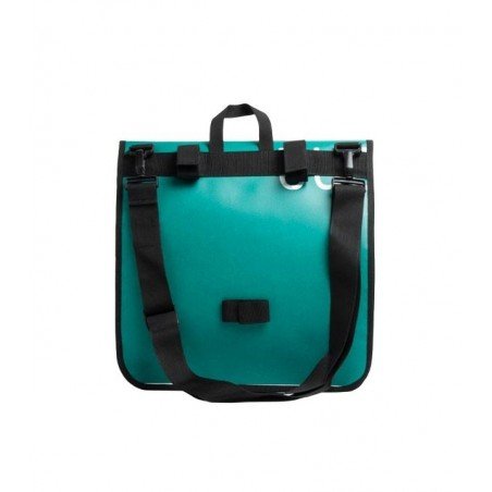 Turo M Bici - Recycled Bag - For Rear Bicycle Rack or Handlebar - Turquoise