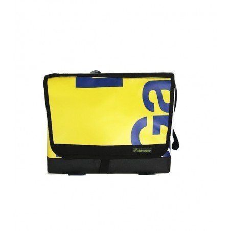 Arago_Recycled Waterproof_Medium Brompton Bag_Yellow-Blue