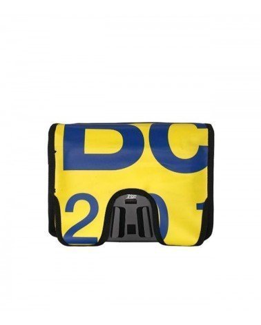 Ribera_Recycled Waterproof Mini Brompton Bag_Yellow-Blue