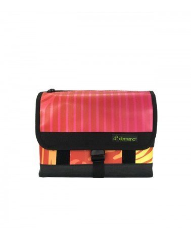 Ribera-Recycled Waterproof Mini Brompton Bag-red