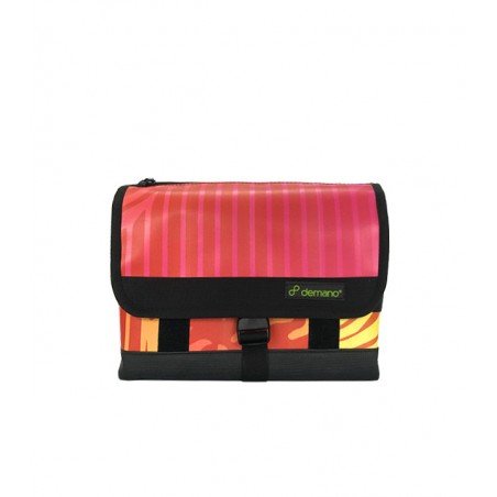 Ribera-Recycled Waterproof Mini Brompton Bag-red