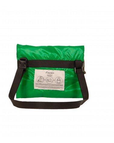 Joan_Mini Bag from Recycled Parachute_dark green