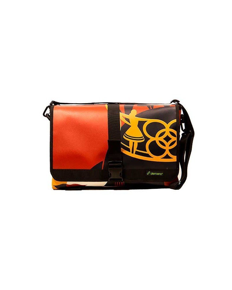 Recycled Brompton Bag For S/M/H/P Handlebar - Orange Fontana