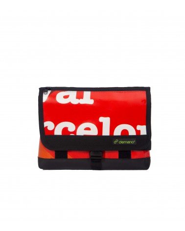 Ribera-Recycled Waterproof Mini Brompton Bag-Red