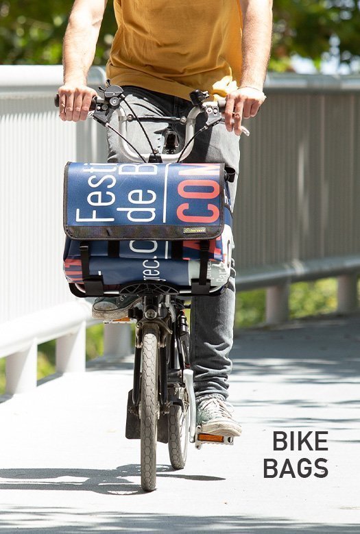 Recycled bags for your Brompton folding bike